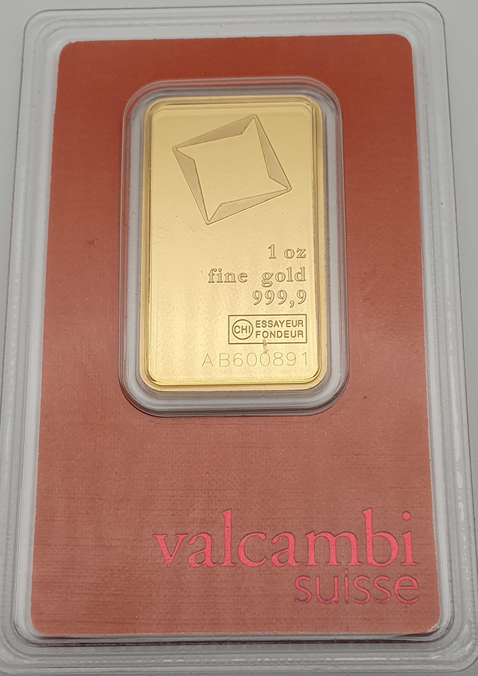 1 oz (31,1g) Goldbarren Anlagegold nach § 25 UstG mehrwertsteuerfrei