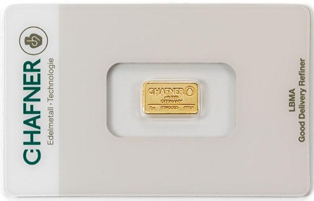 1 g Goldbarren Anlagegold nach § 25 UstG mehrwertsteuerfrei
