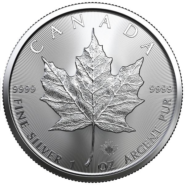 500 x 1 oz (31,1g) Silber Maple Leaf NEUWARE differenzbesteuert nach § 25a UstG