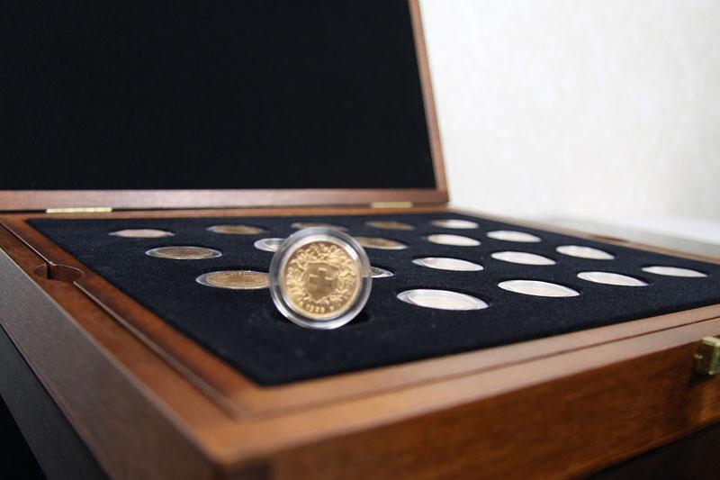 Investorenpaket 20 Goldmünzen 20 sfr Vreneli - Anlagegold nach § 25 UstG mehrwertsteuerfrei