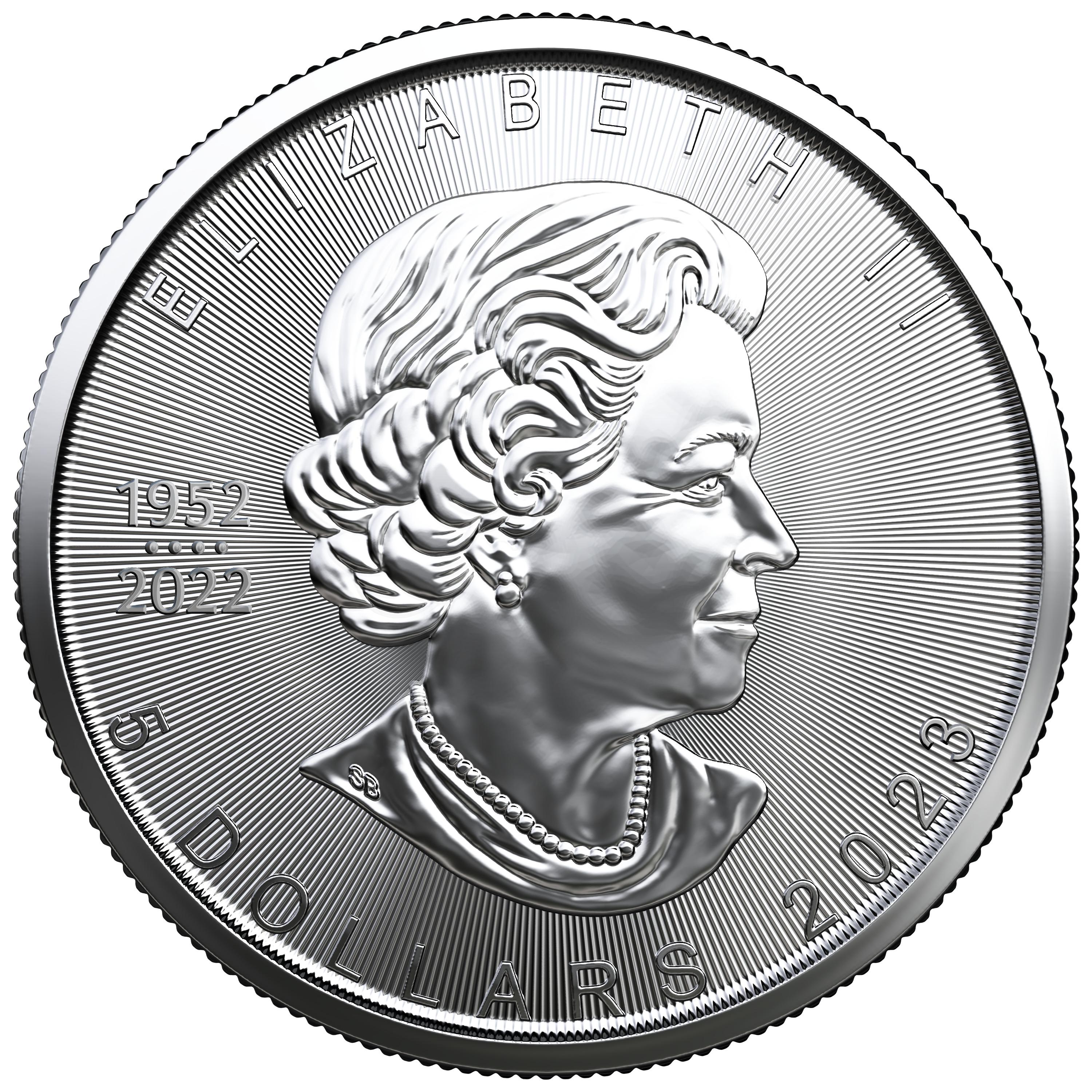 25 x 1oz (31,1g) Silber Maple Leaf differenzbesteuert nach § 25a UstG