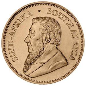 Krügerrand Goldmünze Anlagegold nach § 25 UstG mehrwertsteuerfrei - Größe: 1/2 oz (15,55g)