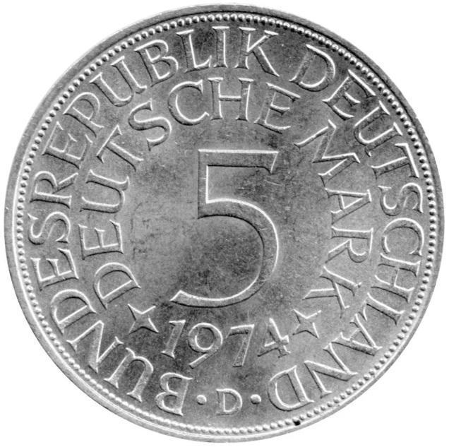 5 DM Münze Gedenkmünze 625er Silber Differenzbesteuerung nach § 25 a UstG