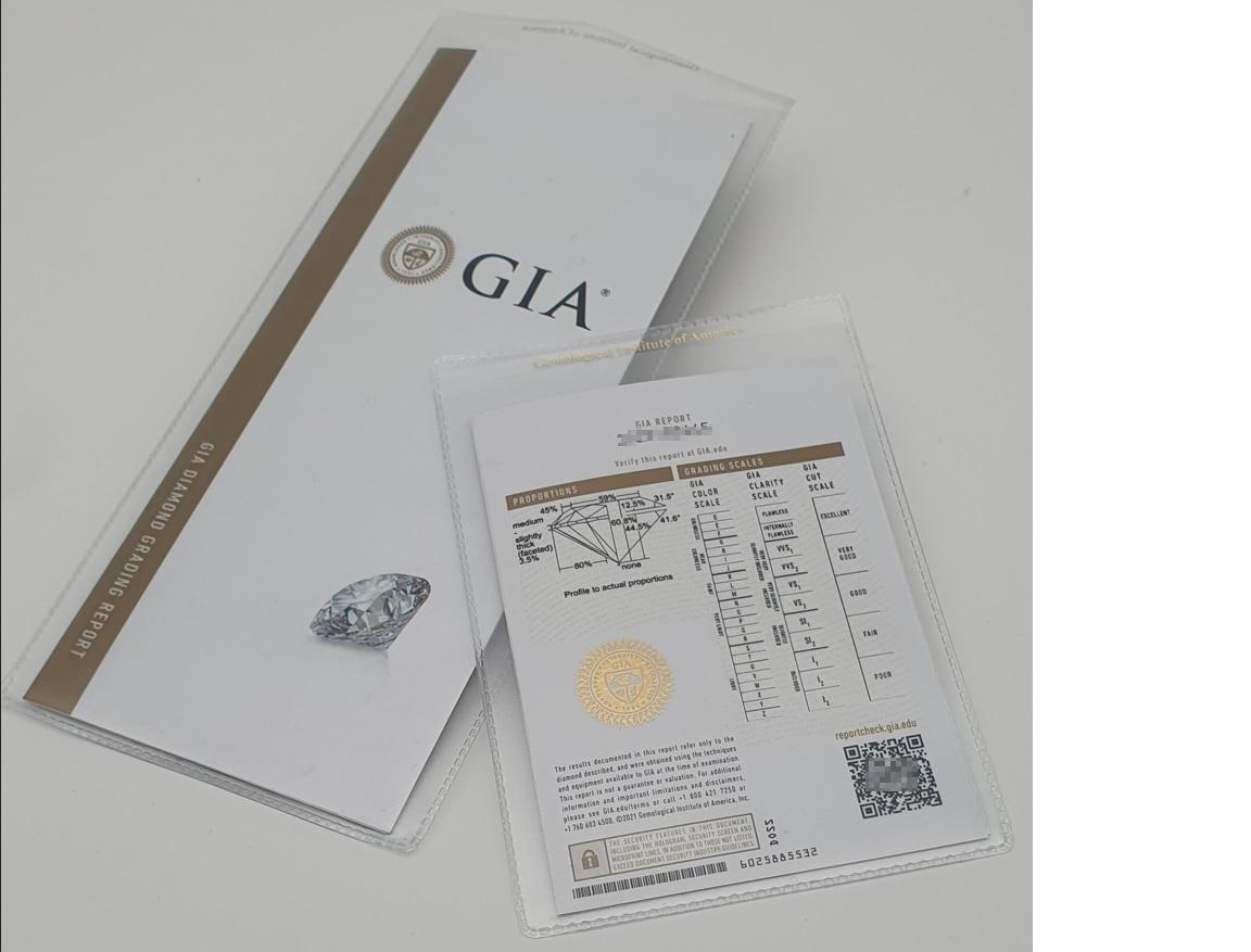 1,01 - 1,05 ct. Anlagediamant, Farbe H