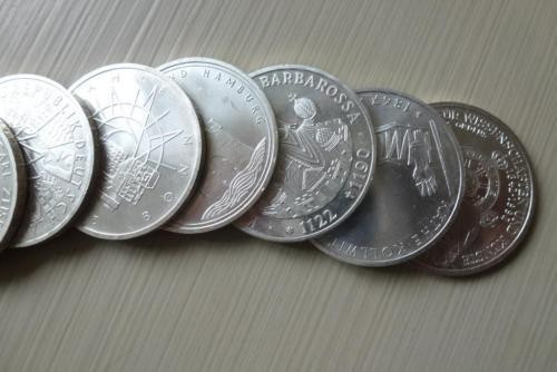 10 DM Münze 625 Silber Differenzbesteuerung nach &#167; 25 a UstG