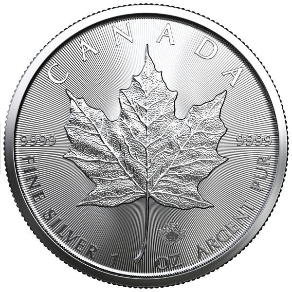 500 oz Silber Maple Leaf Neuware - 1 oz differenzbesteuert nach &#167; 25a UstG