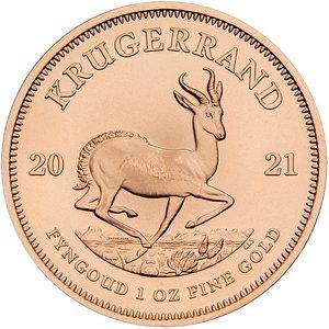 Krügerrand Goldmünze Anlagegold nach &#167; 25 UstG mehrwertsteuerfrei - Größe: 1 oz (31,103g)